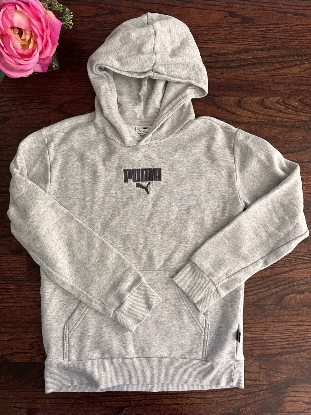 Puma kids embroidered hoodie, size L/14-16